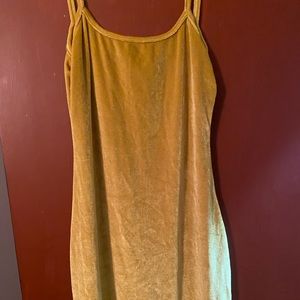 Spaghetti strap body con dress